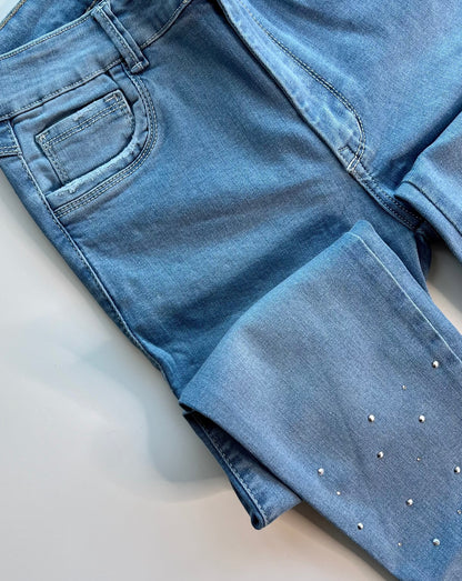 Jeans Colombianos Con Realce De Glúteos Y Brillo